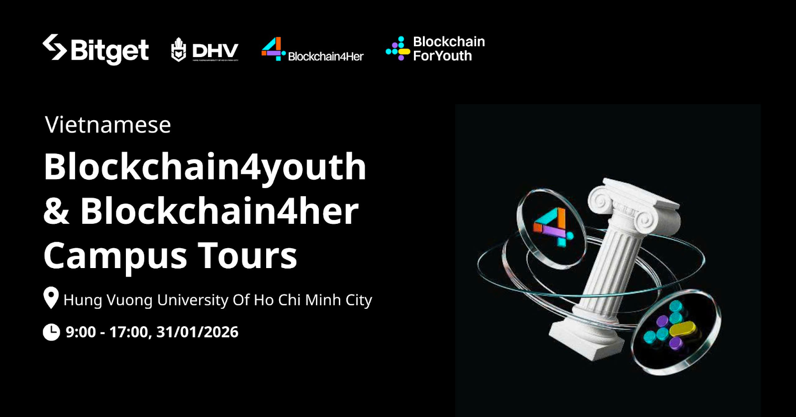 Bitget Campus Tour: 5 Bước Trao Quyền Web3 Đột Phá cho Gen Z & Nữ Giới