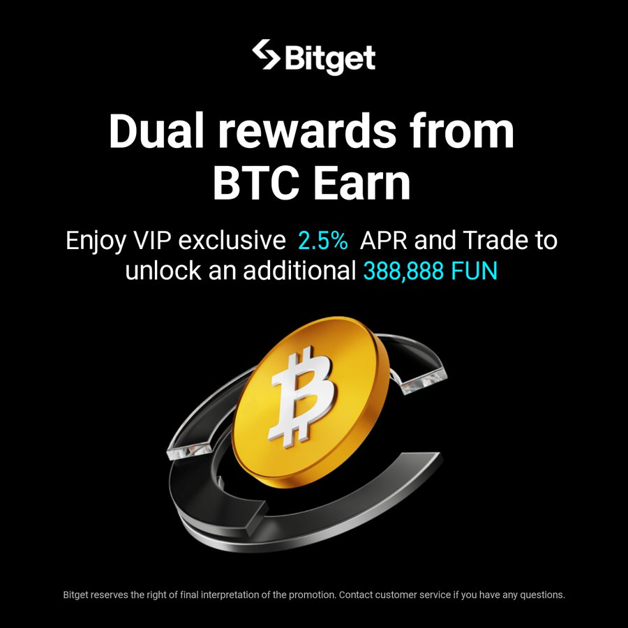 Bitget Earn BTC 2.5%: Đãi Cát Tìm Vàng Cho VIP!