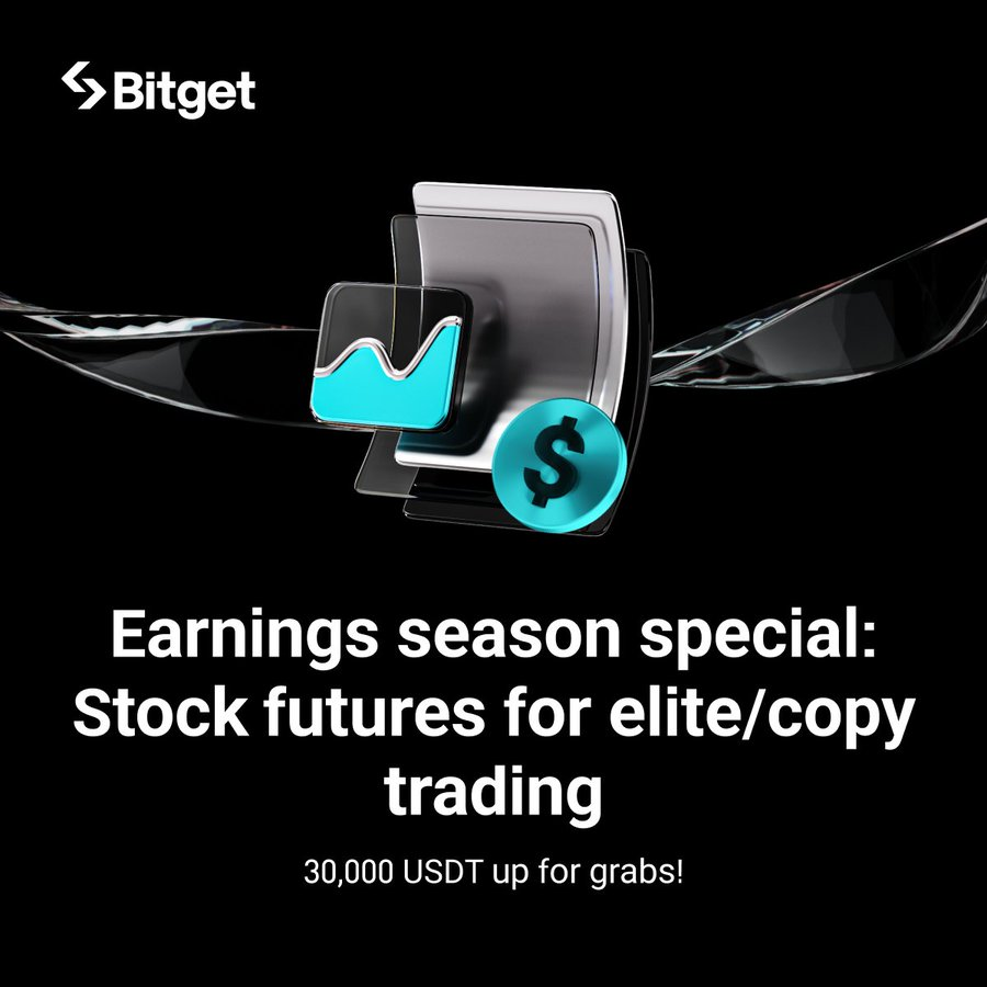 Tối Ưu 30.000 USDT Với Stock Futures Bitget: Mùa Báo Cáo Mỹ Bùng Nổ!
