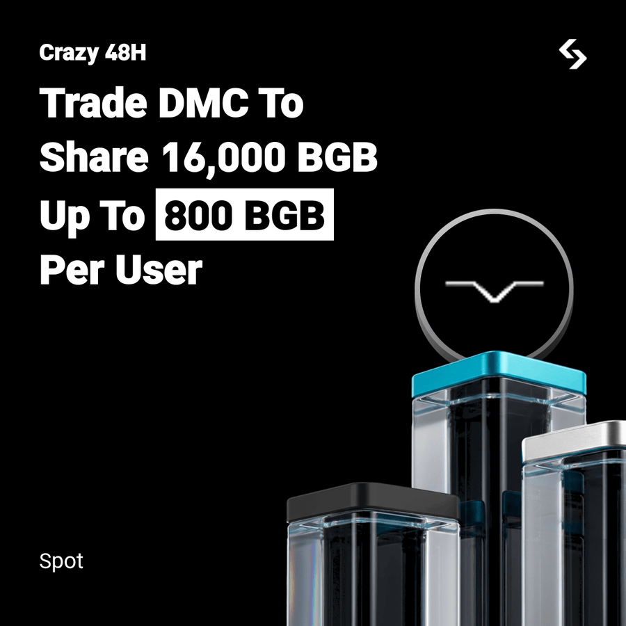 Bitget Kích Hoạt Sự Kiện Giao Dịch $DMC: Săn Thưởng 16.000 BGB