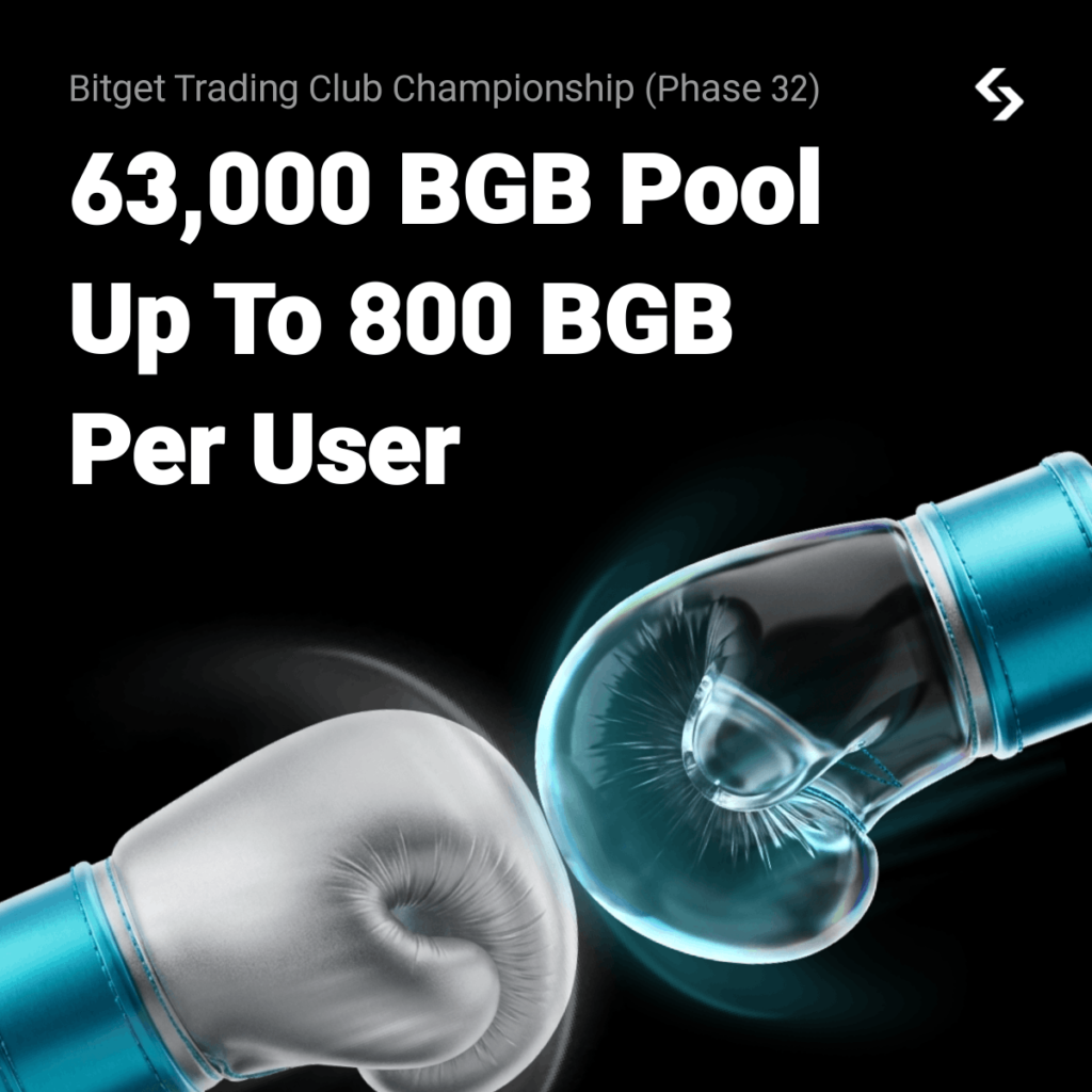 Bitget Trading Club Mùa 32: Quỹ Thưởng 63.000 BGB & Tích Hợp Vàng