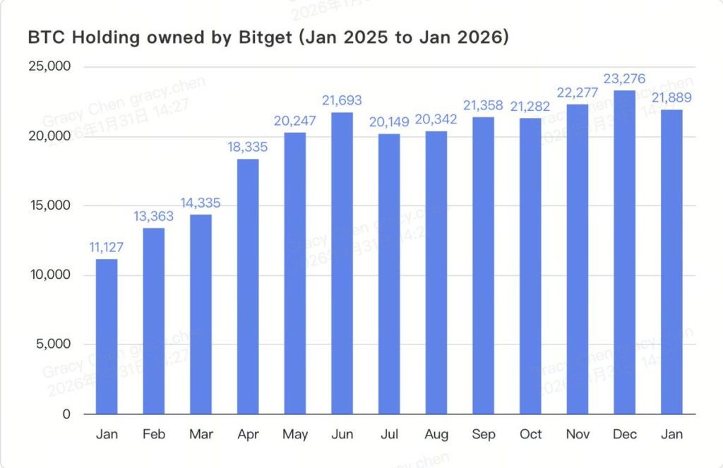 Trữ Lượng Bitcoin Bitget Tăng Bền Vững 12 Tháng: Thước Đo Niềm Tin