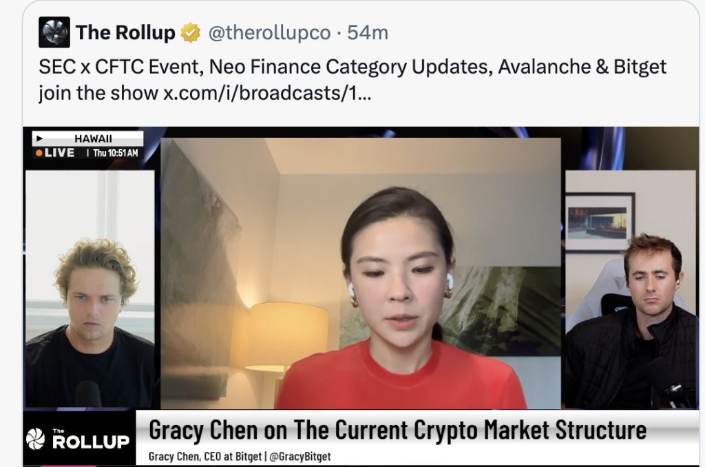 Token hóa tài sản thực RWA tăng tốc: CEO Bitget Gracy Chen chia sẻ tầm nhìn