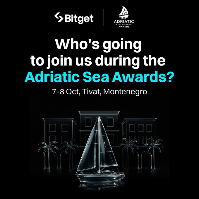 Bitget Adriatic Awards 2025: Mang Web3 đến Montenegro 10/2025