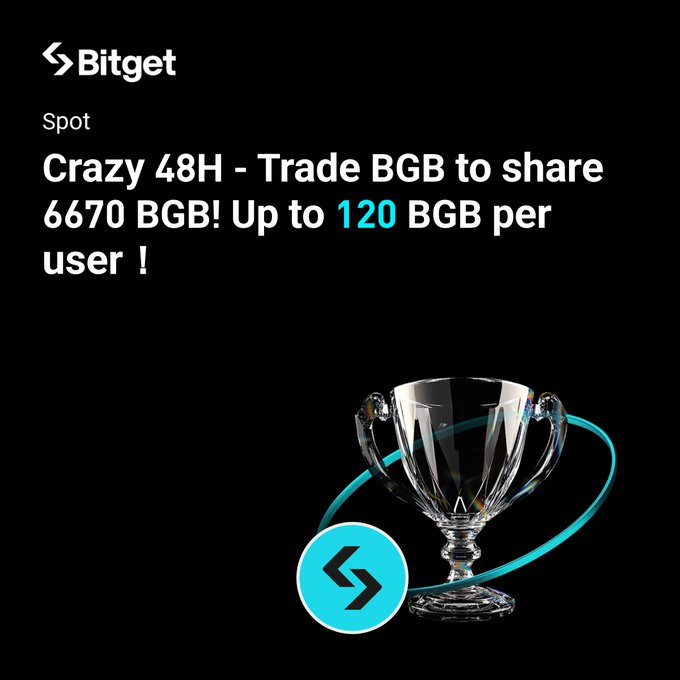 48 Giờ Vàng: Giao dịch BGB Crazy 48H Bitget và Cơ Hội Nhận 6,670 BGB