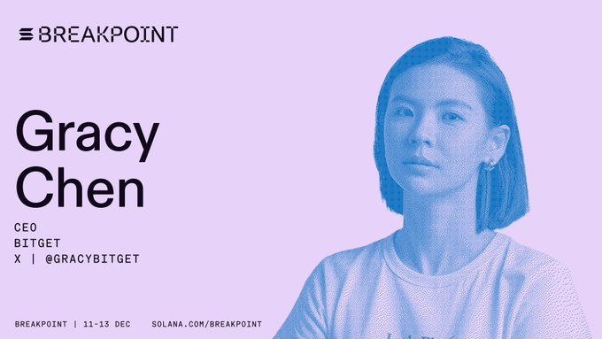 Gracy Chen tại Solana Breakpoint: Tương lai sàn giao dịch