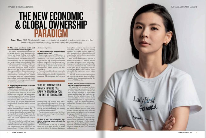 Gracy Chen và Tầm Nhìn Định Hình Kỷ Nguyên Bitget 2026