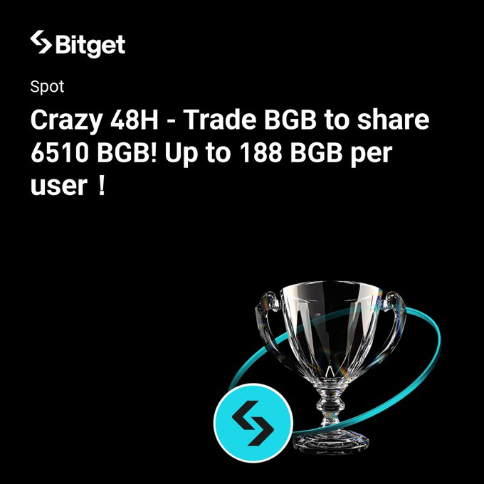 Sự kiện Crazy 48H Bitget: Cơ hội nhận thưởng 188 BGB hấp dẫn