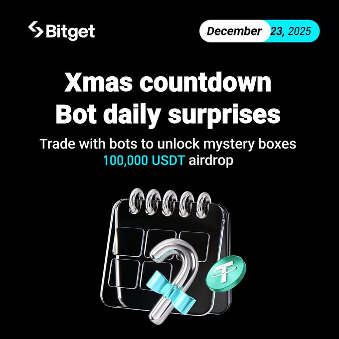 Nhận Airdrop USDT Giáng Sinh Với Bitget Trading Bot