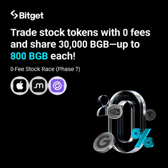 Bitget Ra Mắt Stock Race 7: Giao Dịch Cổ Phiếu Nhận 30.000 BGB