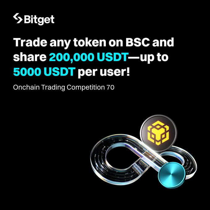 Bitget Onchain Giao dịch BSC Token: Săn 200,000 USDT Thưởng