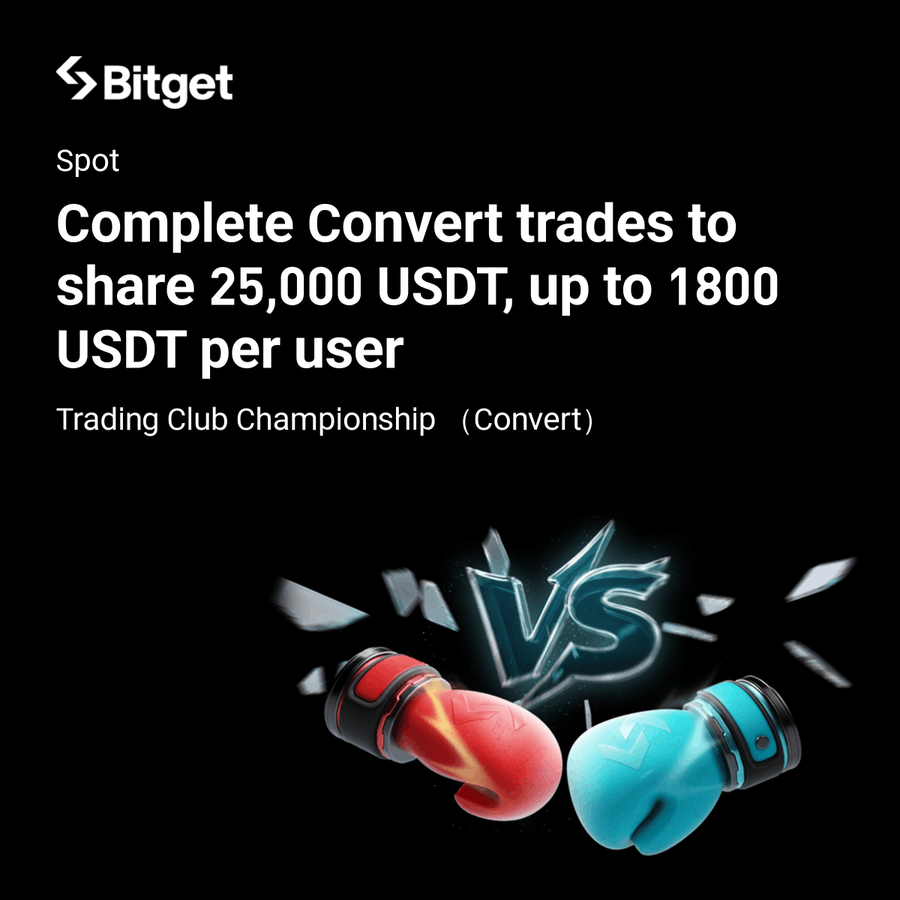 Bitget Khởi Động Convert Trading Challenge Giai đoạn 2: 24.990 USDT