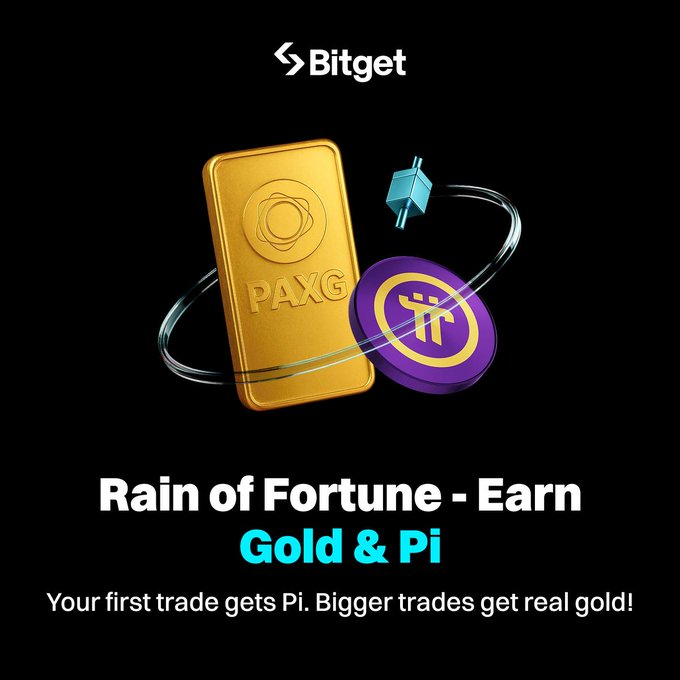 Bitget Rain of Fortune: Giao Dịch Đón Cơn Mưa Pi và Vàng PAXG