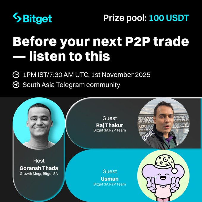 Bitget Voice AMA: 5 Bước Giao Dịch P2P An Toàn & Tối Ưu Lợi Nhuận