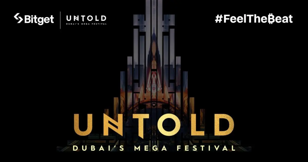 Bitget thắp sáng UNTOLD Dubai với Tháp LED tương tác 10m