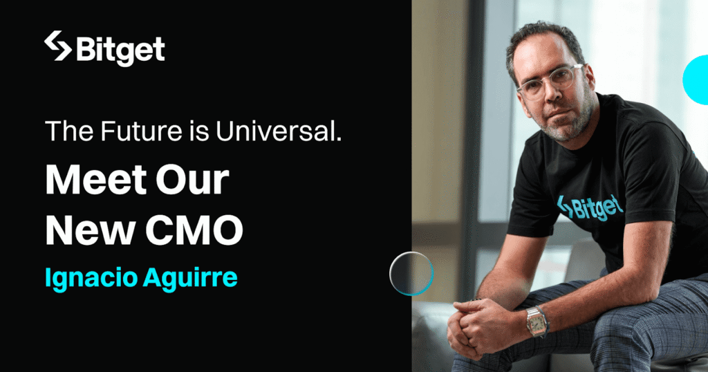 Bitget bổ nhiệm Ignacio Aguirre Franco làm CMO: Đột phá Universal Exchange