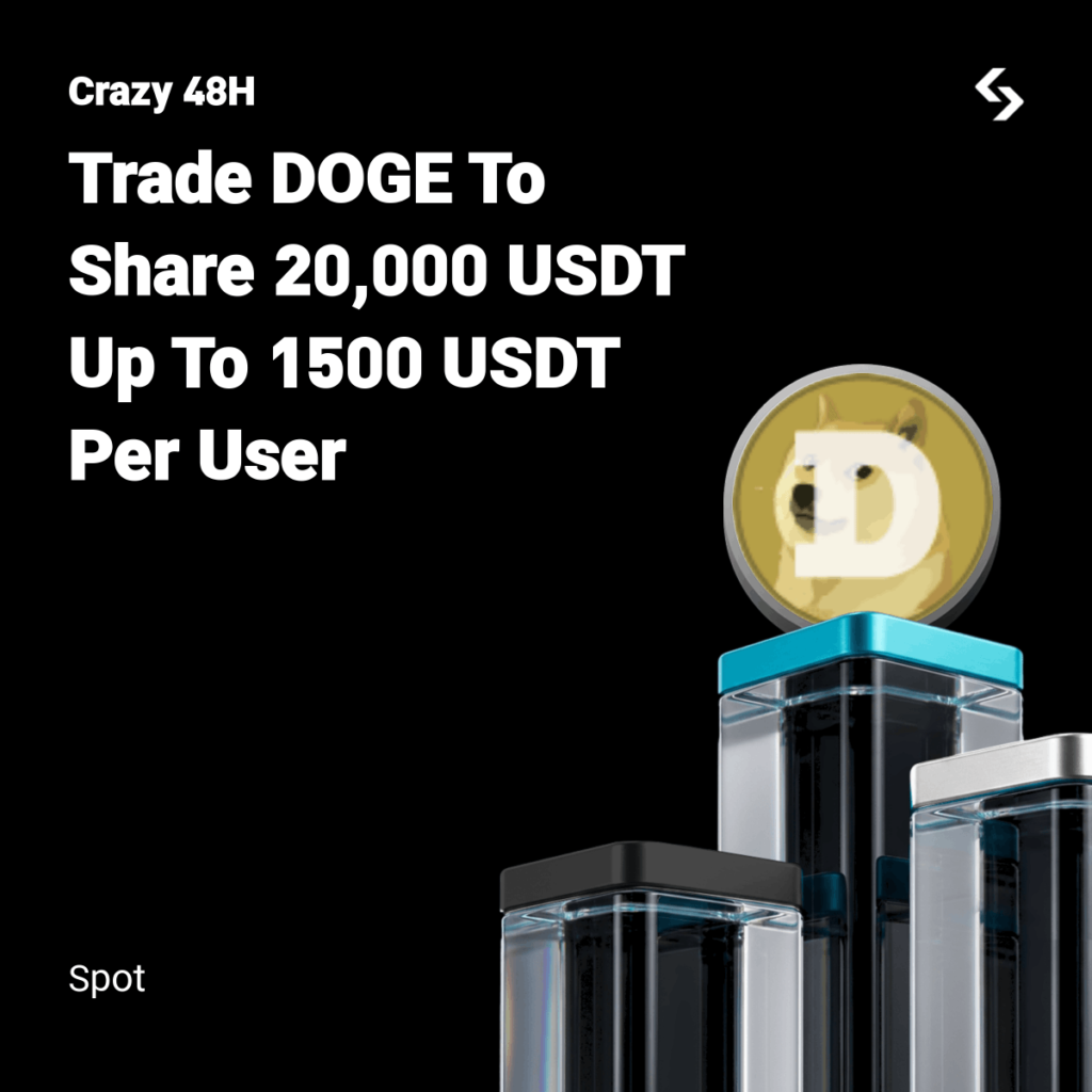 Giao dịch Dogecoin Bitget: Hút 20.000 USDT Quỹ Thưởng Trong 48H