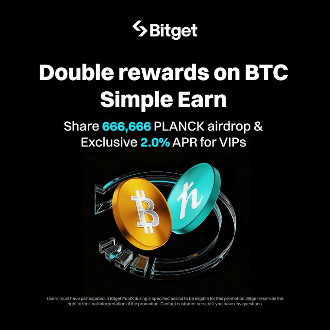 Nhận Ưu Đãi Kép 2024: Simple Earn BTC Bitget Tặng Airdrop & Lãi 2.0%