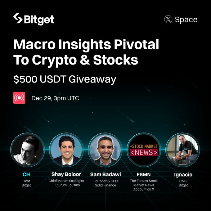 Đầu tư Bitget X Space: Giao thoa Crypto và Chứng khoán 2025