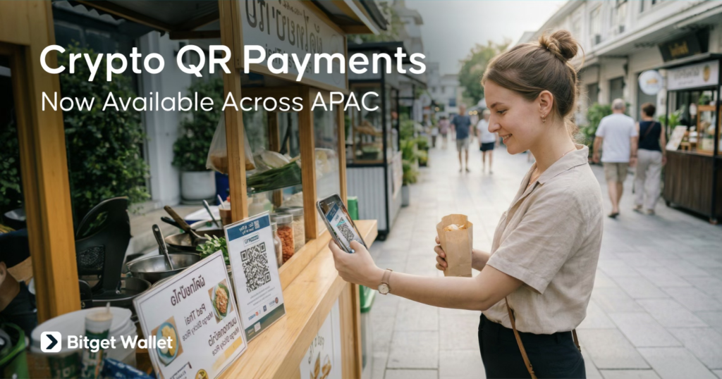 Thanh toán QR bằng tiền điện tử: Bước tiến mới từ Bitget Wallet