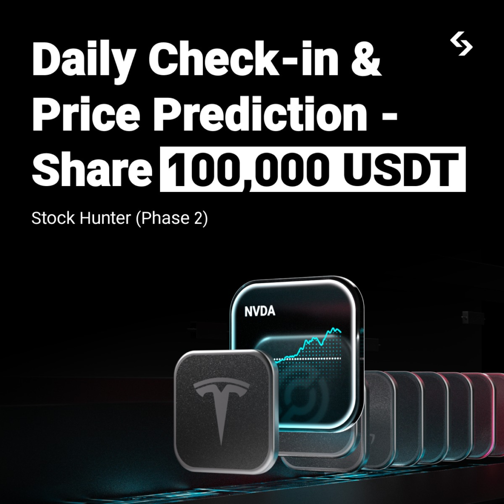 Dự đoán giá TSLA trên Bitget: Cơ hội chia sẻ 100.000 USDT