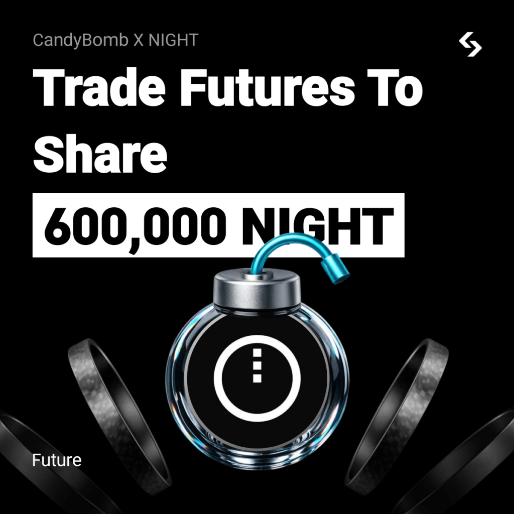 Bitget CandyBomb mới nhất 2026: Chia sẻ 600.000 NIGHT