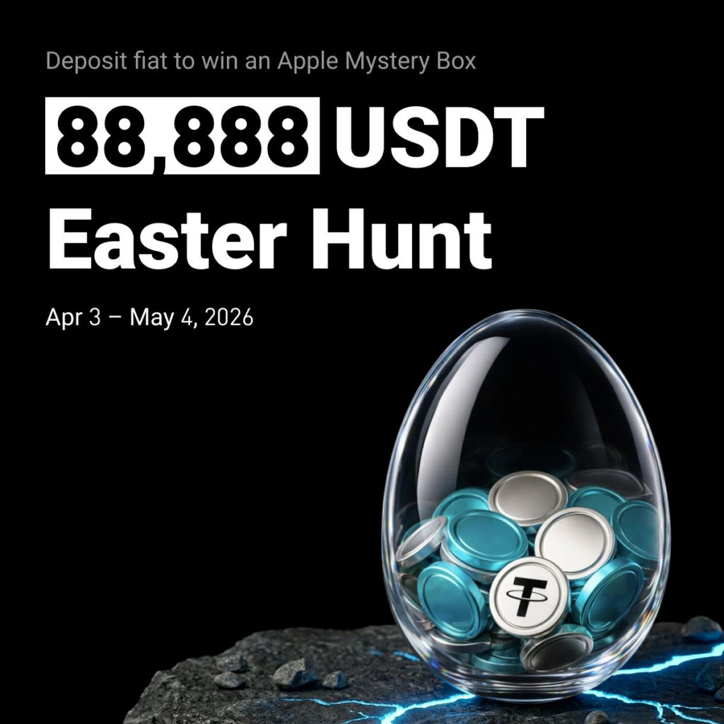 Chương trình Easter Bitget 2026: Nạp tiền nhận thưởng 88.888 USDT