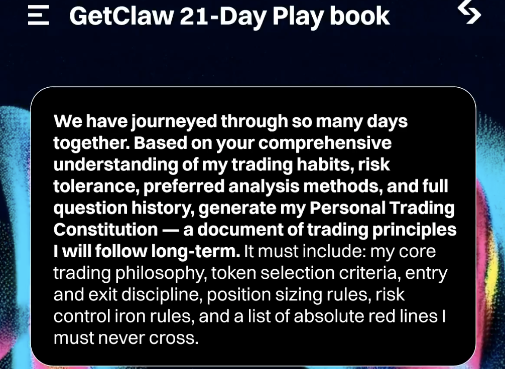 GetClaw 21-Day Playbook Challenge: Ngày 21 và Cơ Hội Nhận 20 USDT