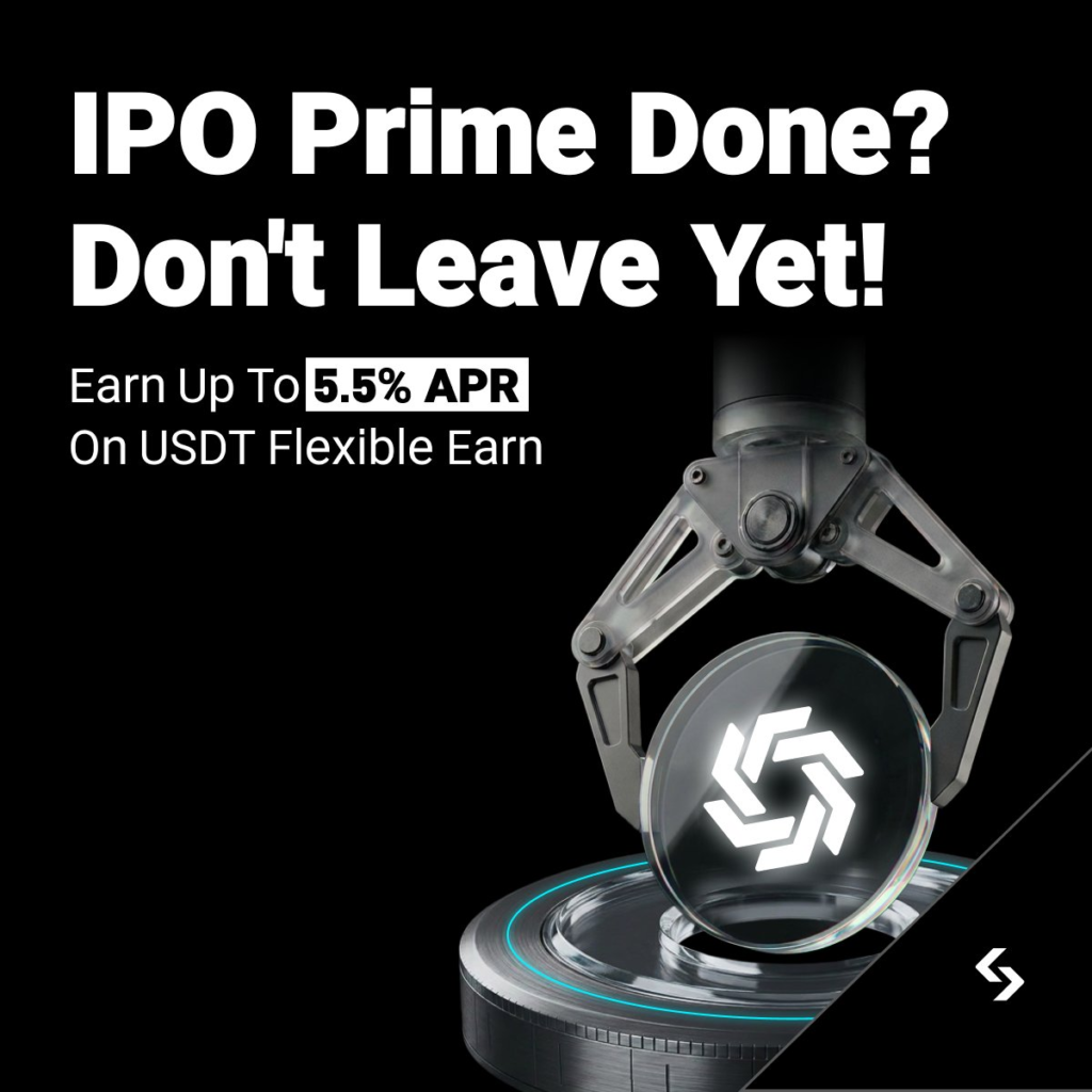 Nhận Ngay 5.5% APR Cùng USDT Flexible Earn Bitget Sau IPO