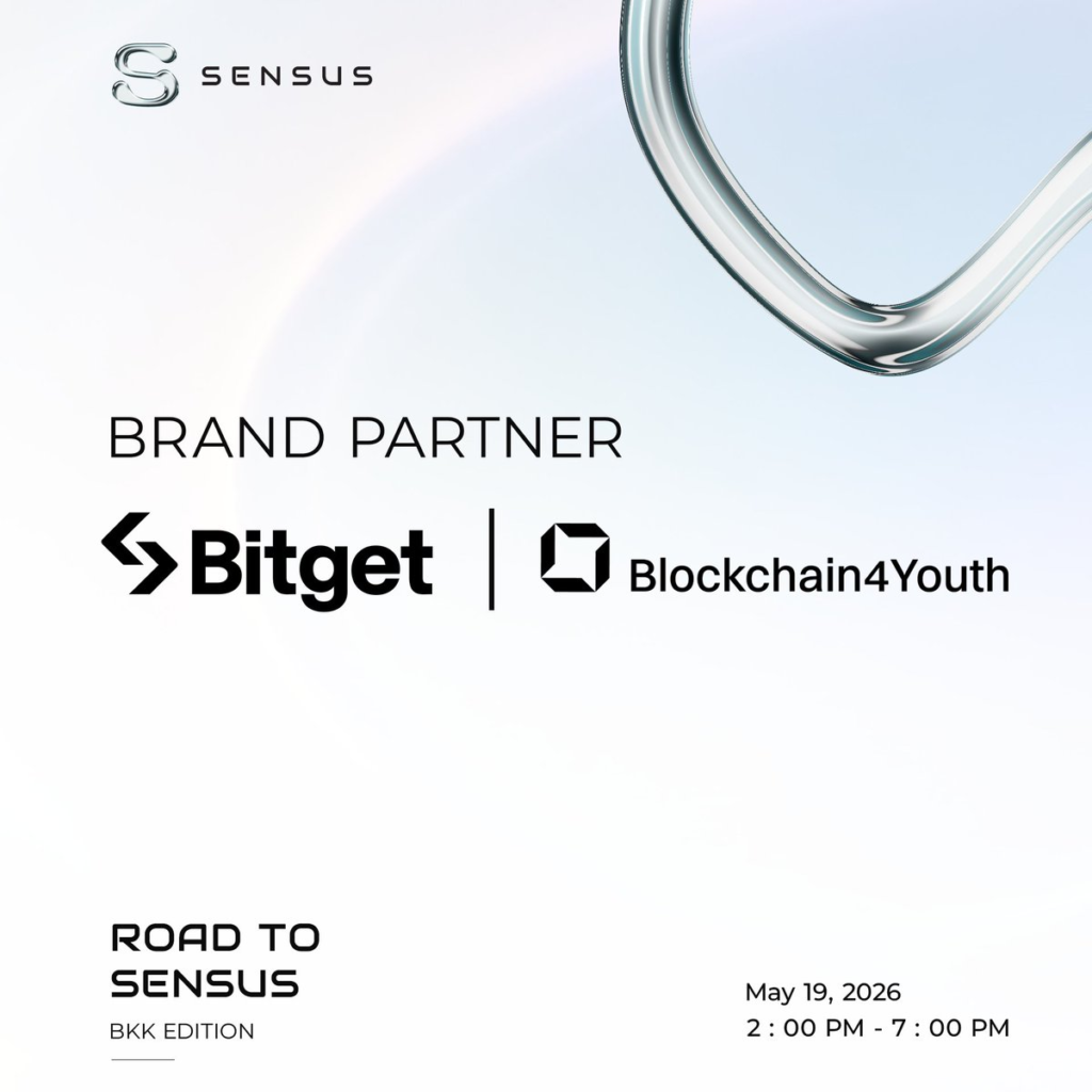 Bitget Blockchain4Youth Tài Trợ Road to SENSUS BKK 2026