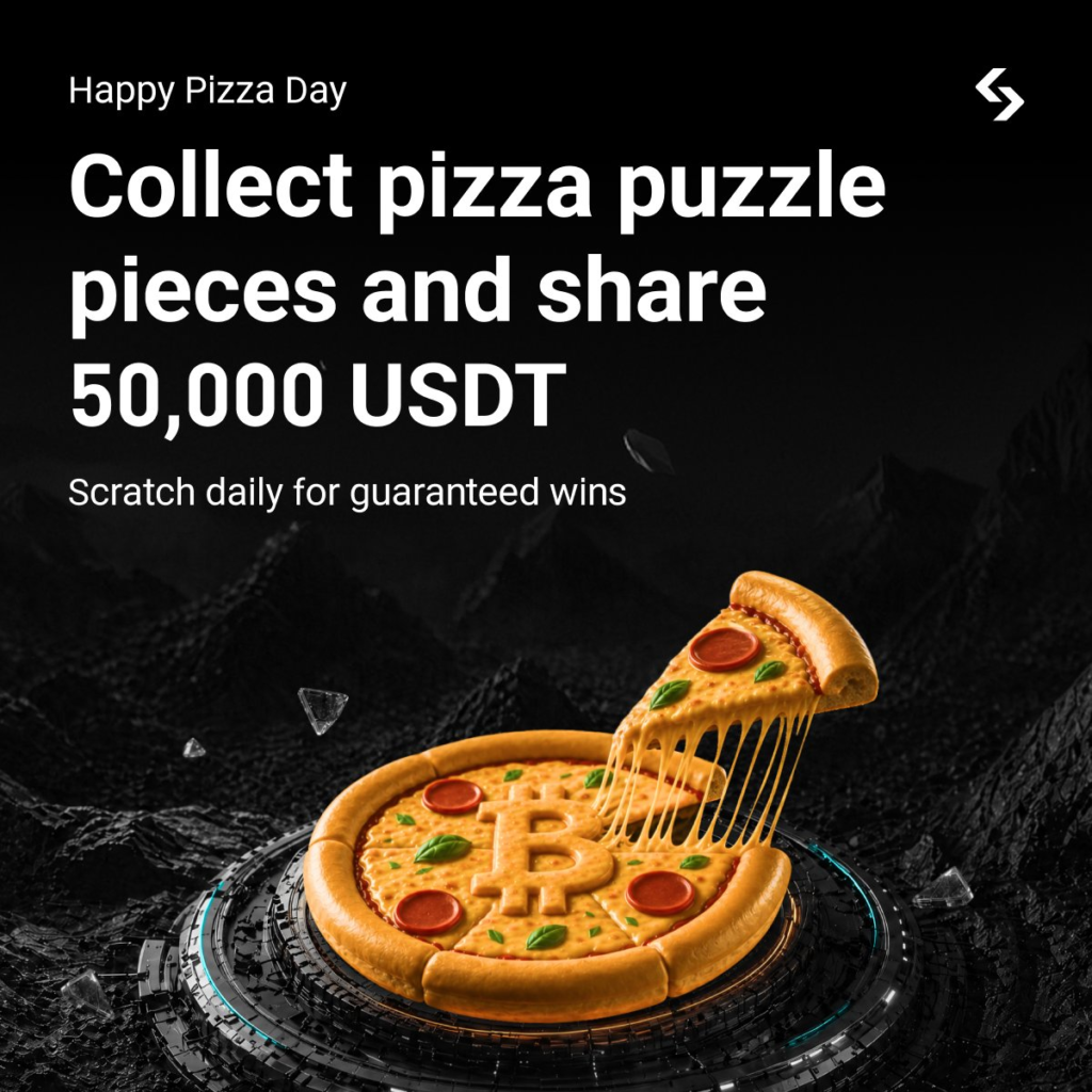 Khám Phá Bitcoin Pizza Day 2026: Nhận Quỹ Thưởng 50.000 USDT