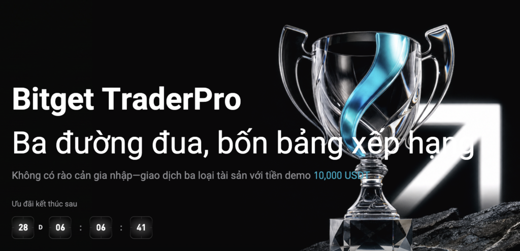 Bitget TraderPro 2026: Ba đường đua bốn bảng xếp hạng mới nhất