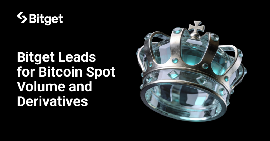 Bitget dẫn đầu khối lượng spot Bitcoin và phái sinh năm 2025