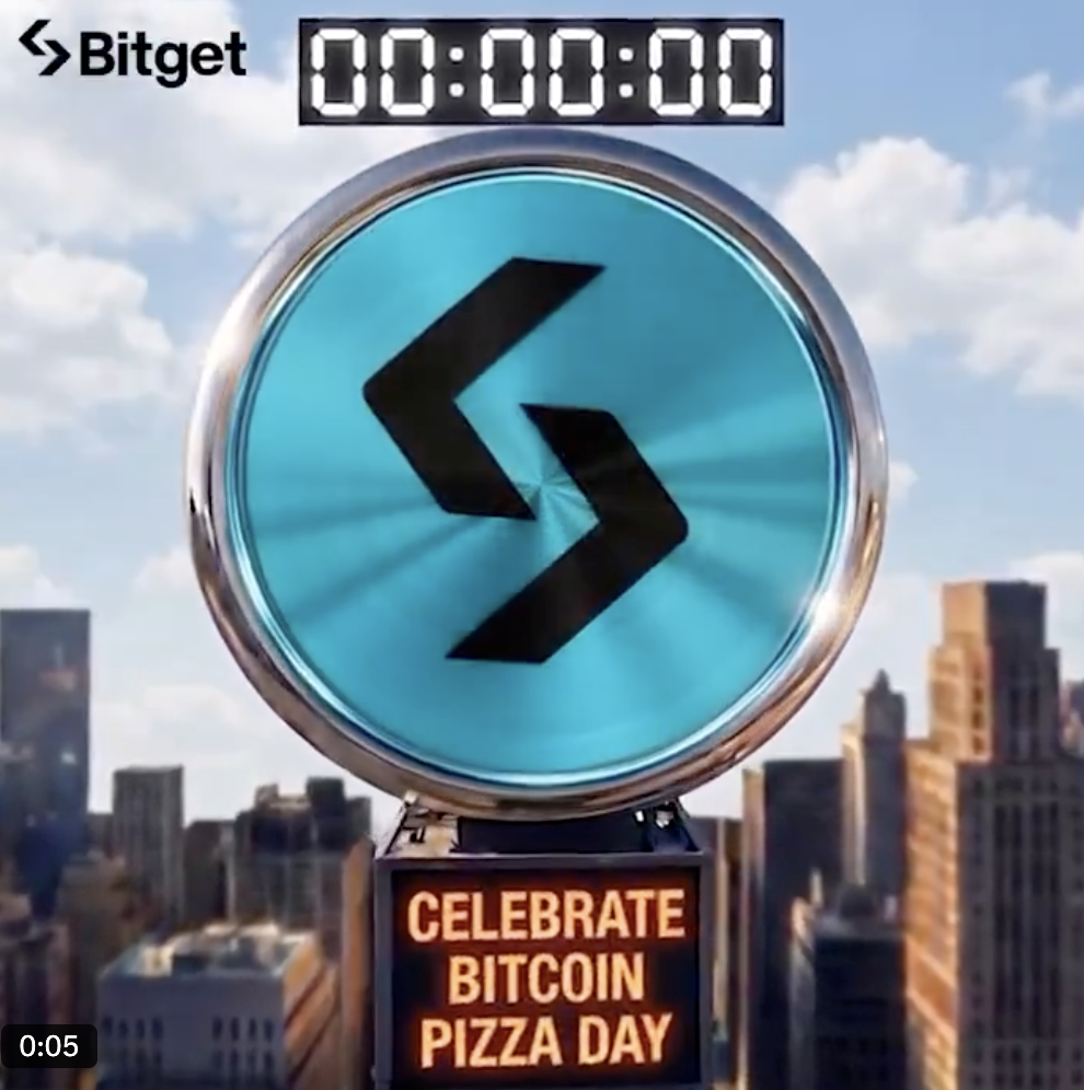 Bitcoin Pizza Day Bitget 2026: Đếm ngược nhận thưởng